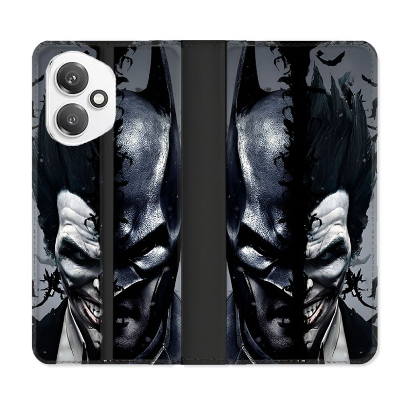 Housse cuir portefeuille Pour Honor 400 5G Batman Joker