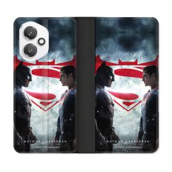 Housse cuir portefeuille Pour Honor 400 5G Batman VS Superman