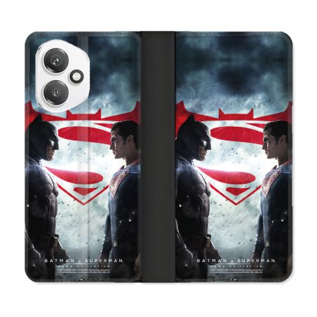 Housse cuir portefeuille Pour Honor 400 5G Batman VS Superman