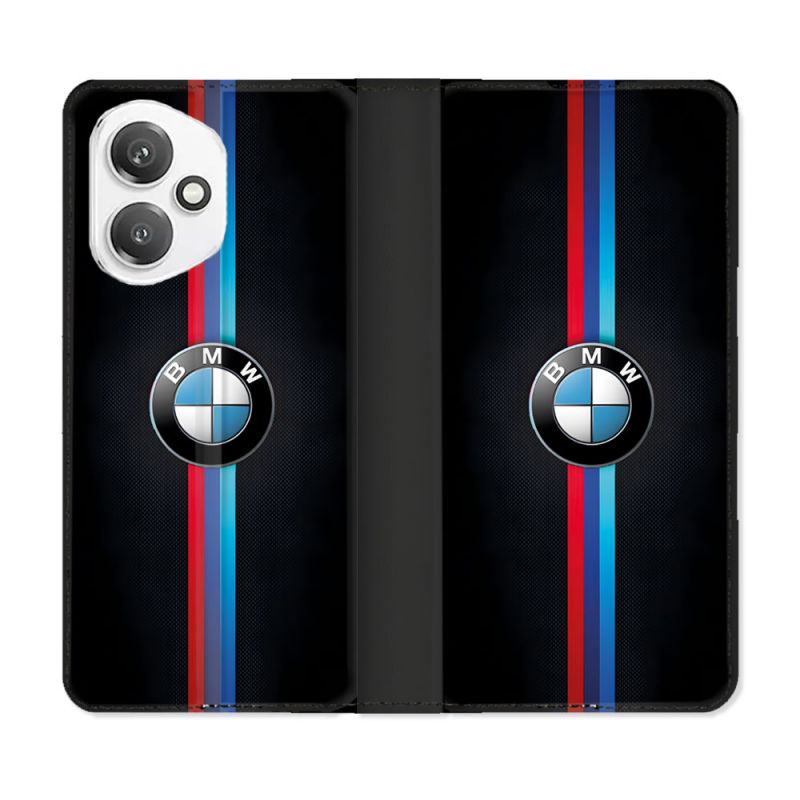 Housse cuir portefeuille Pour Honor 400 5G BMW Logo