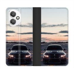 Housse cuir portefeuille Pour Honor 400 5G BMW Serie