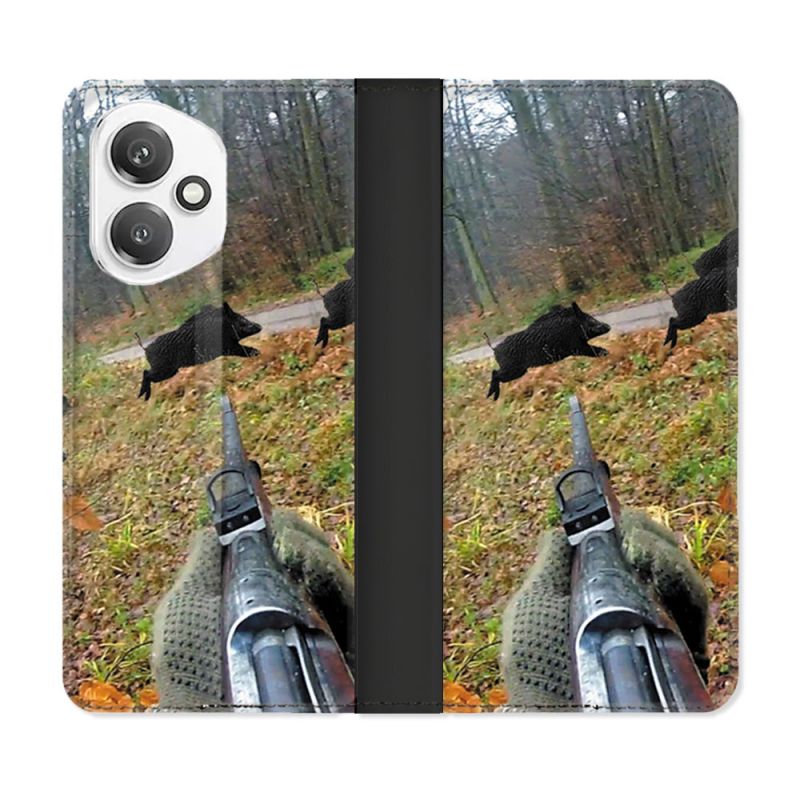 Housse cuir portefeuille Pour Honor 400 5G Chasse Vision Tir