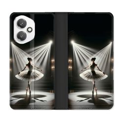 Housse cuir portefeuille Pour Honor 400 5G Danseuse Lumière