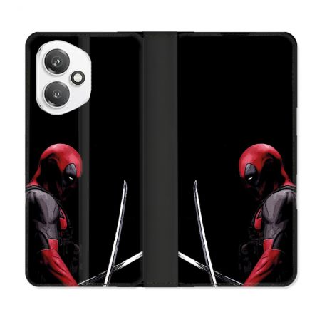 Housse cuir portefeuille Pour Honor 400 5G Deadpool Epee