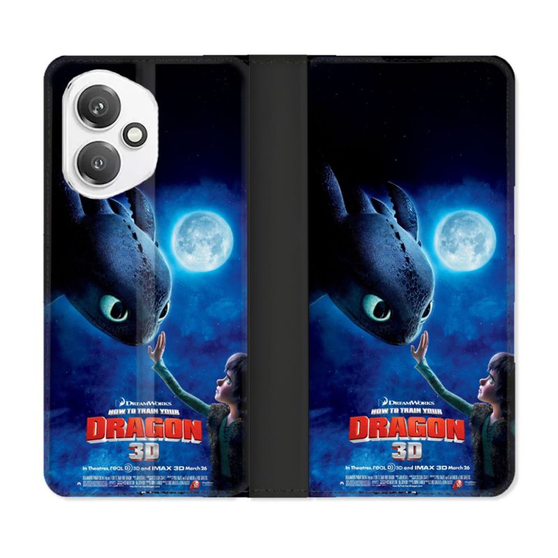 Housse cuir portefeuille Pour Honor 400 5G Dragons Affiche