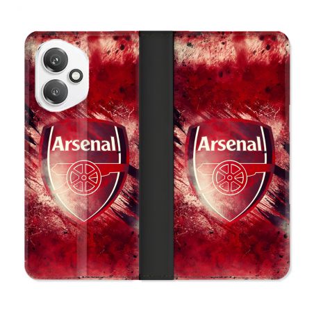Housse cuir portefeuille Pour Honor 400 5G Foot Arsenal