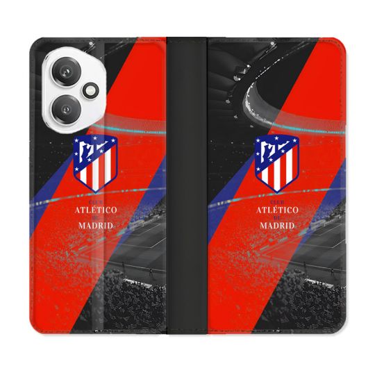 Housse cuir portefeuille Pour Honor 400 5G Foot Athletico Madrid