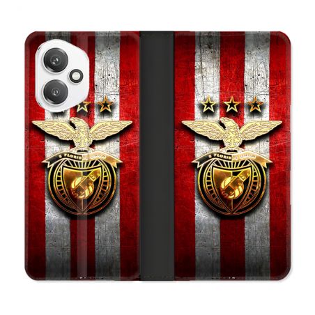 Housse cuir portefeuille Pour Honor 400 5G Foot Benfica