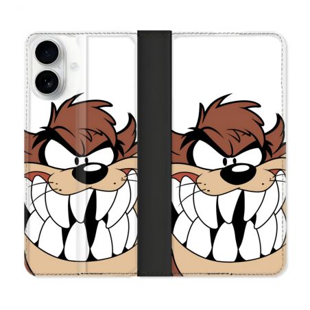 Housse cuir portefeuille Pour Iphone 17 Taz