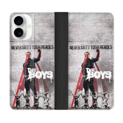 Housse cuir portefeuille Pour Iphone 17 The Boys Affiche