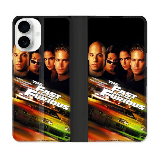 Housse cuir portefeuille Pour Iphone 17 The Fast And Furious
