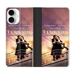 Housse cuir portefeuille Pour Iphone 17 Titanic