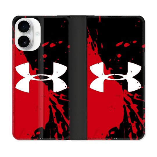 Housse cuir portefeuille Pour Iphone 17 Under Armour