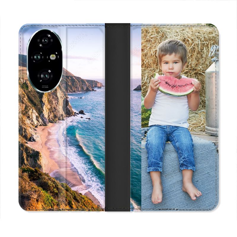 Housse Cuir Portefeuille Personnalisée Pour Honor 200 Pro 5G