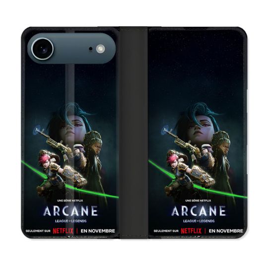 Housse cuir portefeuille Pour Iphone 17 Air Arcane Affiche