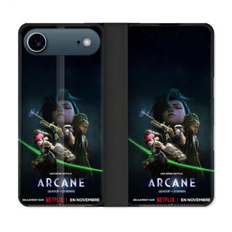 Housse cuir portefeuille Pour Iphone 17 Air Arcane Affiche
