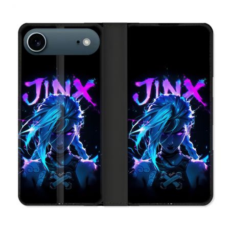 Housse cuir portefeuille Pour Iphone 17 Air Arcane Jinx Night