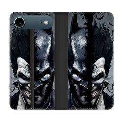 Housse cuir portefeuille Pour Iphone 17 Air Batman Joker