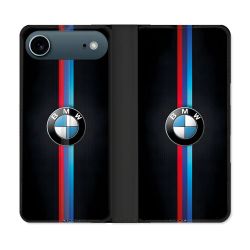 Housse cuir portefeuille Pour Iphone 17 Air BMW Logo