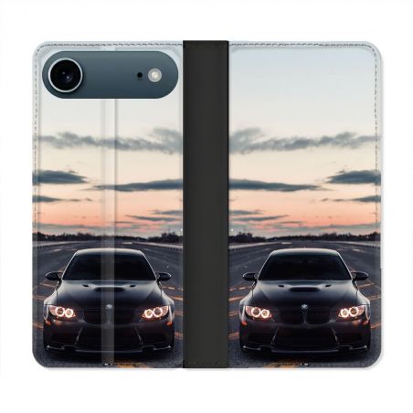 Housse cuir portefeuille Pour Iphone 17 Air BMW Serie