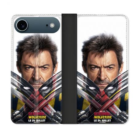 Housse cuir portefeuille Pour Iphone 17 Air Deadpool Affiche