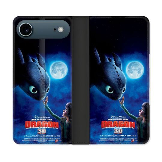 Housse cuir portefeuille Pour Iphone 17 Air Dragons Affiche