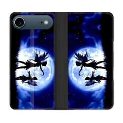 Housse cuir portefeuille Pour Iphone 17 Air Fantastique Fee Lune