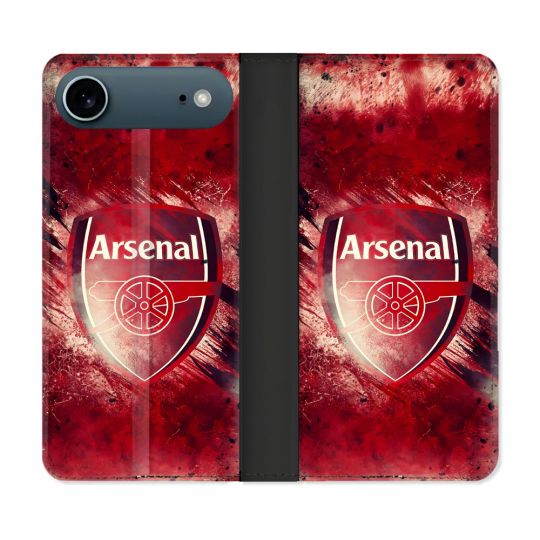 Housse cuir portefeuille Pour Iphone 17 Air Foot Arsenal
