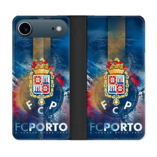 Housse cuir portefeuille Pour Iphone 17 Air Foot FC Porto