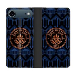 Housse cuir portefeuille Pour Iphone 17 Air Foot Manchester City