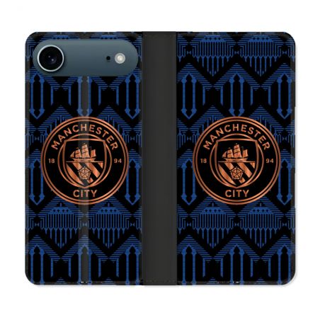 Housse cuir portefeuille Pour Iphone 17 Air Foot Manchester City