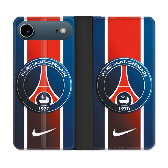 Housse cuir portefeuille Pour Iphone 17 Air Foot PSG 1970