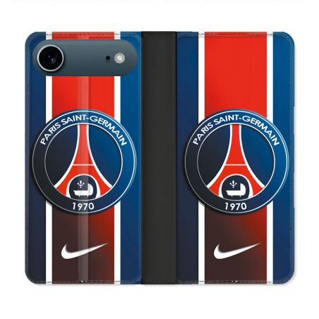 Housse cuir portefeuille Pour Iphone 17 Air Foot PSG 1970
