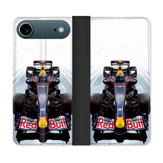 Housse cuir portefeuille Pour Iphone 17 Air Formule 1 F1 Red Bull