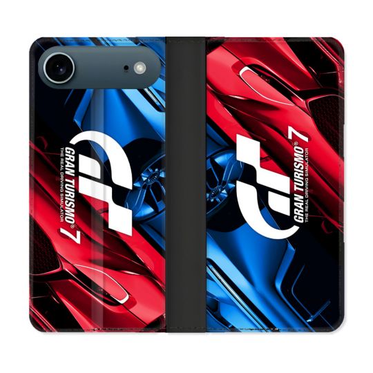 Housse cuir portefeuille Pour Iphone 17 Air Gran Turismo