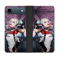 Housse cuir portefeuille Pour Iphone 17 Air Harley Quinn Batte