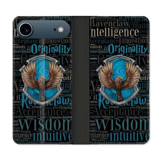 Housse cuir portefeuille Pour Iphone 17 Air Harry Potter Serdaigle
