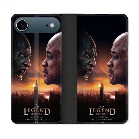 Housse cuir portefeuille Pour Iphone 17 Air Je suis une Légende