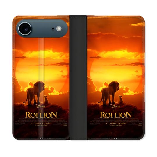 Housse cuir portefeuille Pour Iphone 17 Air Le Roi Lion Affiche