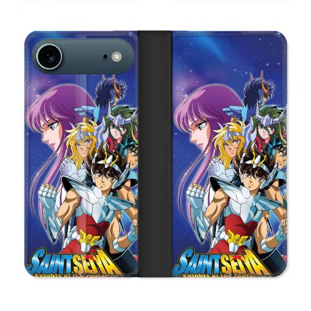 Housse cuir portefeuille Pour Iphone 17 Air Les Chevaliers Du Zodiaque