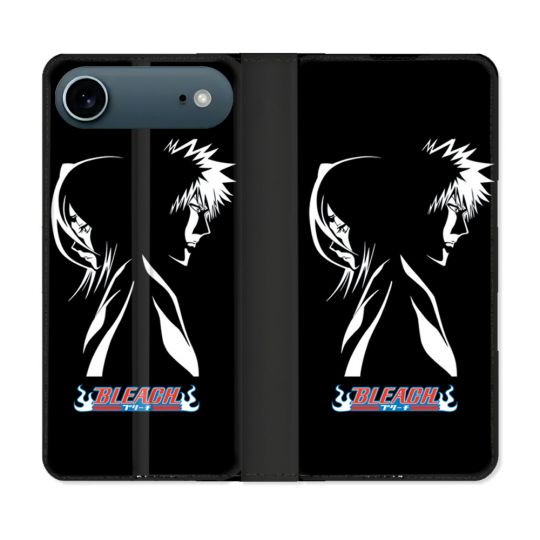 Housse cuir portefeuille Pour Iphone 17 Air Manga Bleach Duo