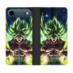 Housse cuir portefeuille Pour Iphone 17 Air Manga Dragon Ball Broly