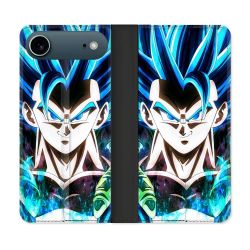 Housse cuir portefeuille Pour Iphone 17 Air Manga Dragon Ball Gogeta Visage