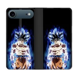 Housse cuir portefeuille Pour Iphone 17 Air Manga Dragon Ball Sangoku Noir