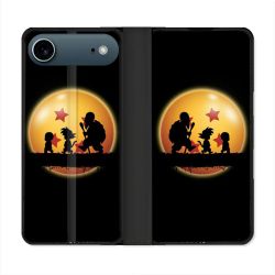 Housse cuir portefeuille Pour Iphone 17 Air Manga Dragon Ball Vintage