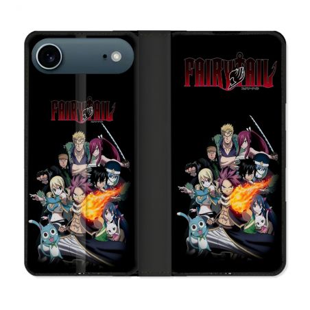 Housse cuir portefeuille Pour Iphone 17 Air Manga Fairy Tail Logo Team