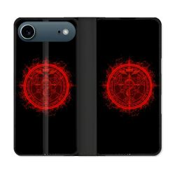 Housse cuir portefeuille Pour Iphone 17 Air Manga Fullmetal Alchemist Logo
