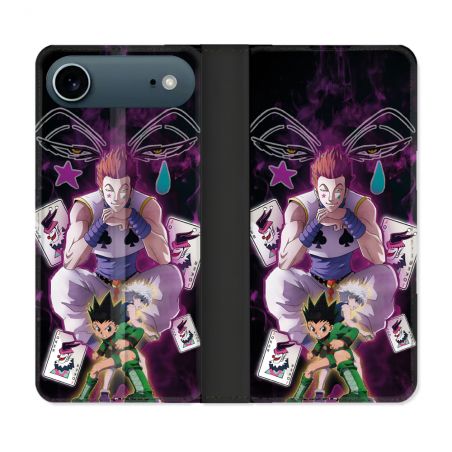 Housse cuir portefeuille Pour Iphone 17 Air Manga Hunter X Hunter Hisoka