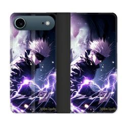 Housse cuir portefeuille Pour Iphone 17 Air Manga Jujutsu Kaisen Gojo Saturo