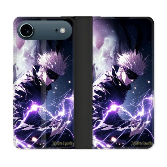 Housse cuir portefeuille Pour Iphone 17 Air Manga Jujutsu Kaisen Gojo Saturo